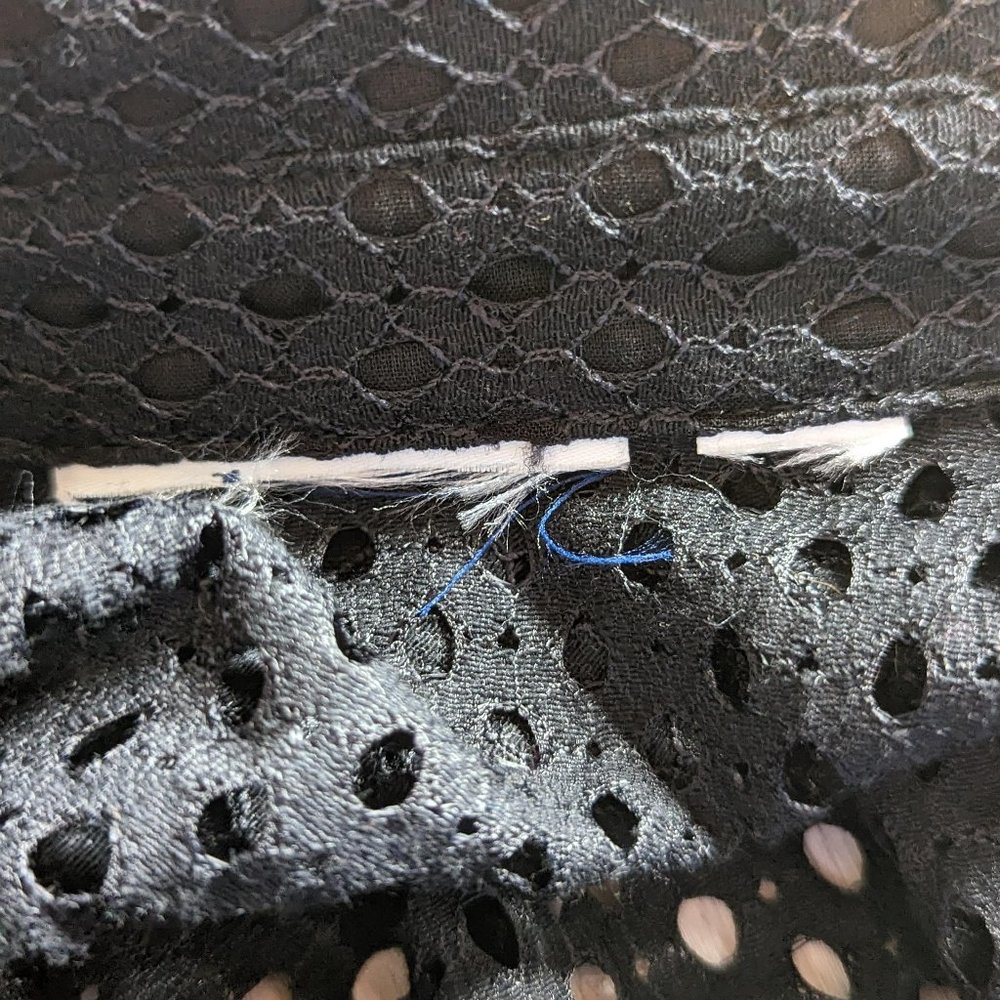 Qvc Black Button Front Long Sleeve Top Size Xl — image 8 of 8